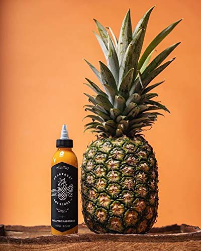Heartbeat Hot Sauce Co.- Pineapple Habanero, 6 oz (2 Pack) - Small Batch & Handmade