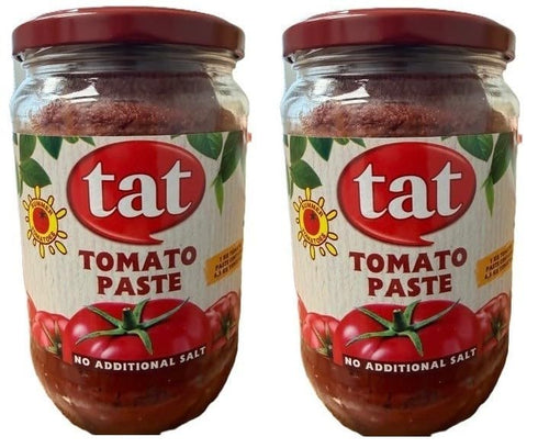 Generic Turkish Tomato Paste byTat, Domates Salcasi, No Additional Salt, Summer Tomatoes, 25