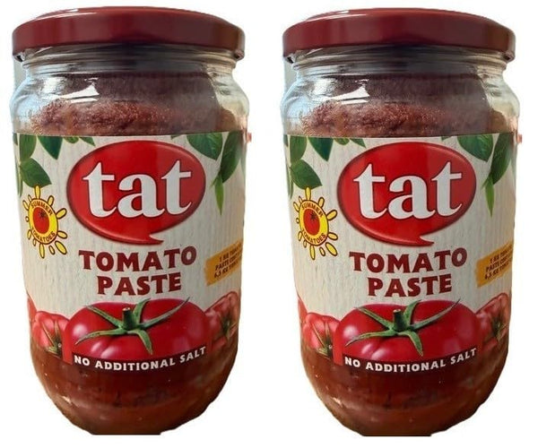Generic Turkish Tomato Paste byTat, Domates Salcasi, No Additional Salt, Summer Tomatoes, 25