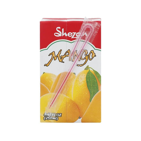 SHEZAN 250ml (8.45 Oz) Pack 18 Pack Mango Fruit Drink Fl | of | Authentic Flavor and Luxurious Smoothness | Vibrant