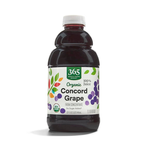 365 by Whole Foods Market, Organic 100% Juice, Concord Grape, 32 fl
