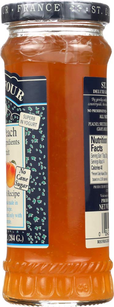 10 oz(Pack 3) St. Dalfour, Golden Peach, Deluxe Golden Peach Spread