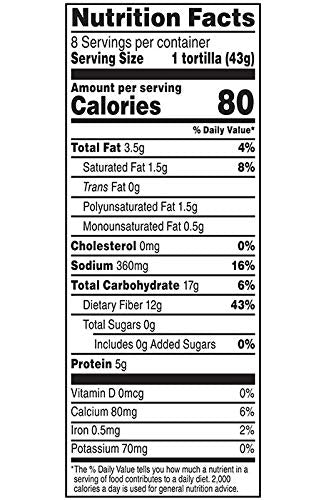 2/8ct, 16 Mission Carb Balance Tomato Basil Wraps by Mission - wraps total