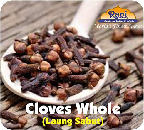 Rani Cloves Whole (Laung), 2oz (56g) PET Jar, Great for Food, Tea, Pomander Balls, All Natural