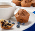 4 8 oz (Pack 3) Katz Gluten Free Homestyle Blueberry Zucchini Muffins, Healthy Snacks For Kids Made with Fresh