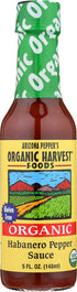 Organic Harvest Gluten Free Habanero Pepper Sauce, 5 Fluid Ounce, One Bottle