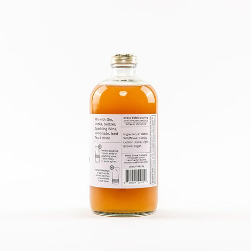 16 oz. Wood Stove Kitchen - Bee's Knees Mix | Cocktail & Mocktail Mixer - Natural Craft Syrup with Tasty Flavors