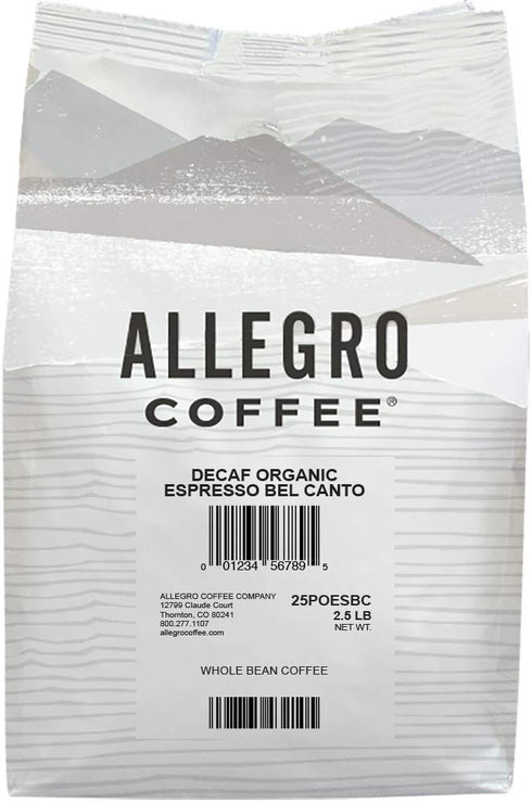 Allegro Coffee , Coffee Espresso Bel Canto Decaf
