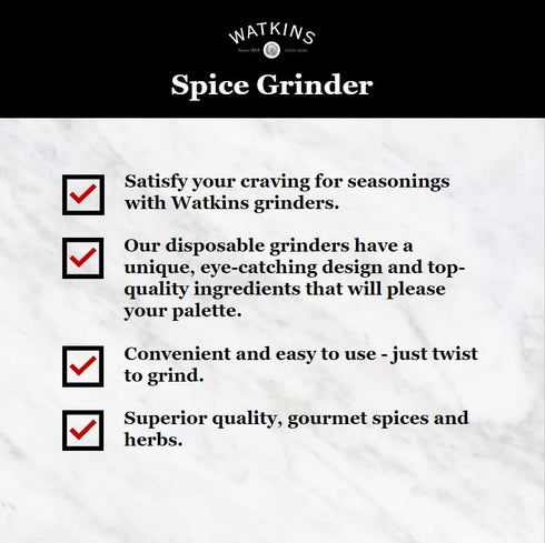 5.3 Oz Watkins Mediterranean Sea Salt Grinder