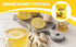 60 Prince of Peace Instant Ginger Honey Crystals with Lemon, Sachets Instant Hot or Cold Beverage Easy to Brew Drink