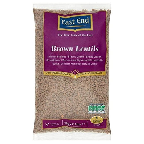 East End Brown Lentils 1kg - Pack of 2
