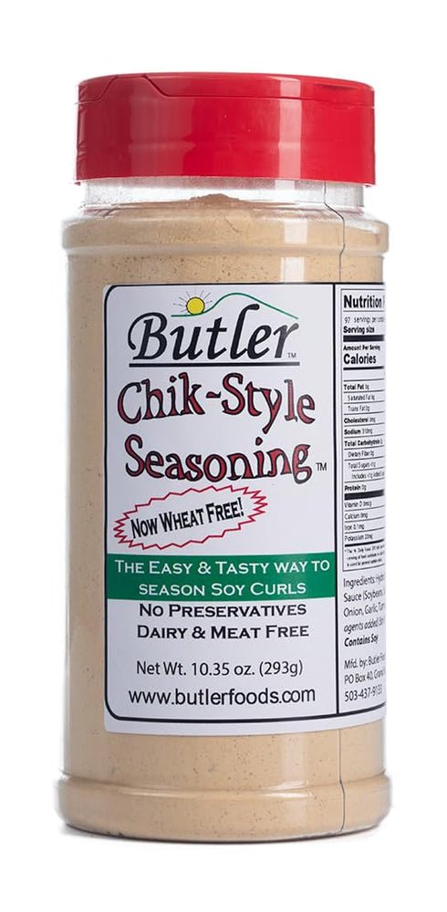 Butler Foods 3 Pack 3 8 oz 10.35 oz Butler Soy Curls - x bags + Chik-Style Seasoning