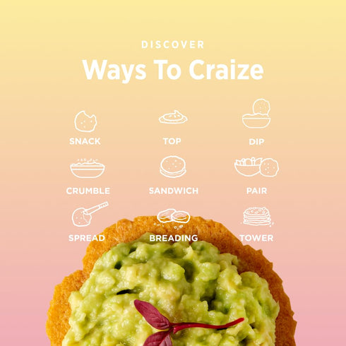 Pack 3 pack, 4 oz Craize Sweet Flavor Variety | Sweet Corn, Coconut, Guava Crisps | Gluten Free, Vegan, Kosher, Toasted