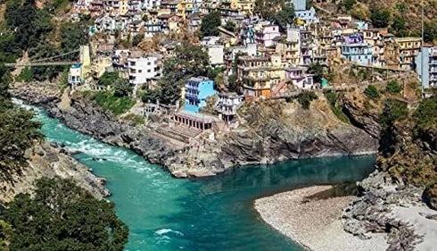 630ml (21 oz) dve herbes Gangajal Holy Ganga Water from The Origin of River Ganga at Devprayag in Aluminium Bottle