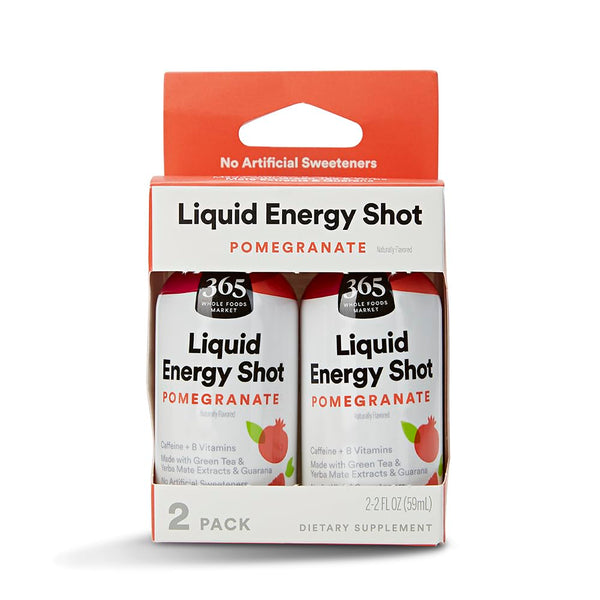 365 by Whole Foods Market Energy Shot, Pomegranate, 2 Fl Oz, 2