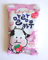 Korean Lotte Soft Malang Cow Fresh Grade Milk & Strawberry Milk Chewy Candy (Pack of 2) (2.78oz)