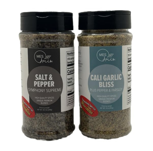 Mes Amis Salt & Pepper Symphony Supreme + Cali Garlic Bliss Plus Pepper &