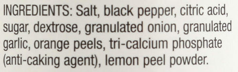 Jane's Krazy Seasonings Mixed-Up Lemon Pepper Marinade & Seasoning, 2.5 Ounce