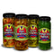 Vienna Condiment Variety 4-Pack (1 Jar Hot Giardiniera, 1 Jar Mild Giardiniera,