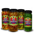 Vienna Condiment Variety 4-Pack (1 Jar Hot Giardiniera, 1 Jar Mild Giardiniera,