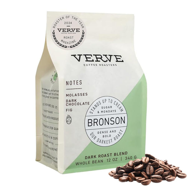 Verve Coffee Roasters Whole Bean Coffee Bronson Blend | French Dark Roast,