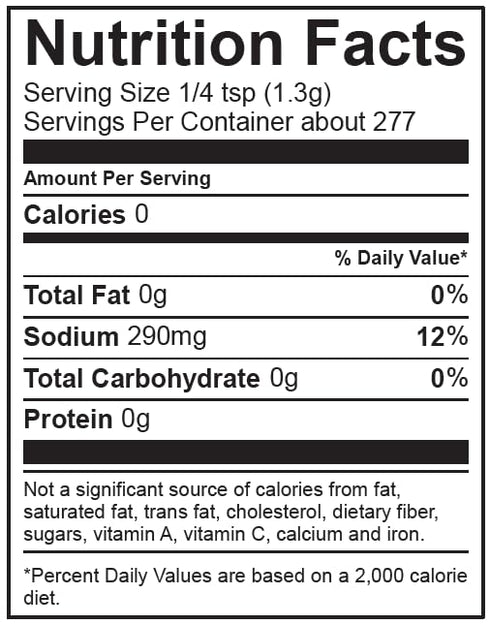 Zane Gray's Vegetable Seasoning 12.7) (Large