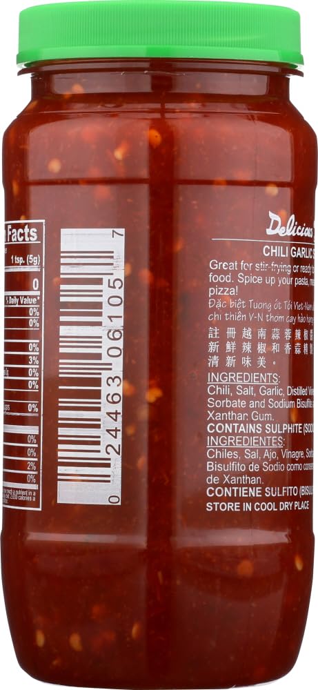 Huey Fong Chili Garlic Sauce 18 Oz
