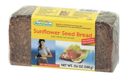 MESTEMACHER BREAD SUNFLOWER SEED 17.6 OZ(Pack of 6)
