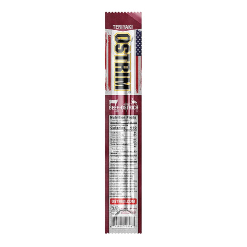 (1.5oz) (2 Packs 10) (1.5, Ostrim High Protein Snack Stick, of Teriyaki (Beef & Ostrich))
