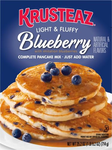 25.2 Oz (Pack 1) Krusteaz Complete Blueberry Pancake Mix
