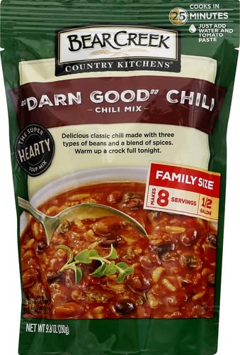 9.8 Bear Creek Soup Mix, Darn Good Chili, Ounce