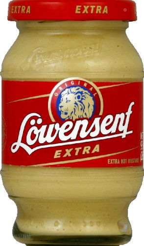 Loewensenf Lowensenf Mustard German Xhot 9.3 oz (Pack of 3)