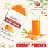 5.29 oz (150g) CARROT POWDER VIETFARMFOOD: Pure freeze-dried vegetable powder, made from real vegetables with no added