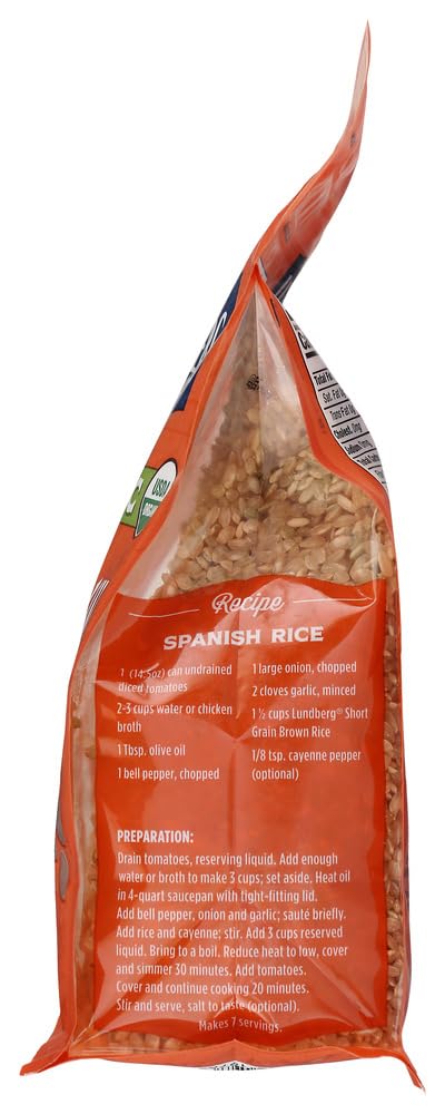 32 oz (907 g)(pack 2) Lundberg, Organic Brown Short Grain Rice