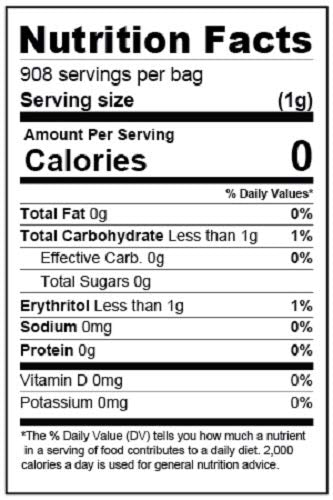 100% (32 Oz) Sweet Nature | Stevia Erythritol Sweetener Powder - Keto Sugar Substitute for Diabetics - Vegan, Low Carb