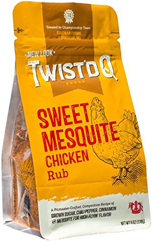 Twist'd Q Sweet Mesquite Chicken Rub Caveman Cuisine
