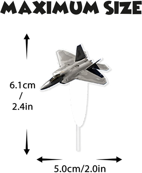 LETLIMIT 30pcs Airplane Dessert Cupcake Topper Baby Shower Children Boy Girl Happy Birthday Party Decorations Aviation