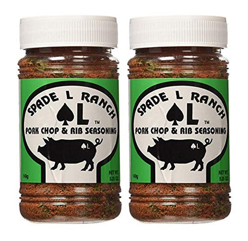 Spade L Ranch Pork Chop & Rib Seasoning 5.25 Oz - 2 PACK