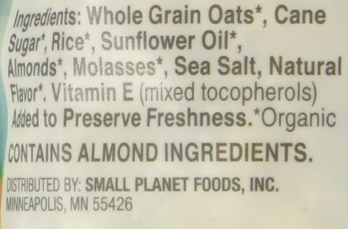 Cascadian Farm 11 (Pack 4) French Vanilla Almond Organic Granola, No Added Sugar, Non GMO, Ounces