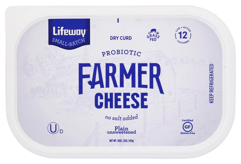 Lifeway Probiotc Farmer Cheese, 16 Ounce (Pack of 08)