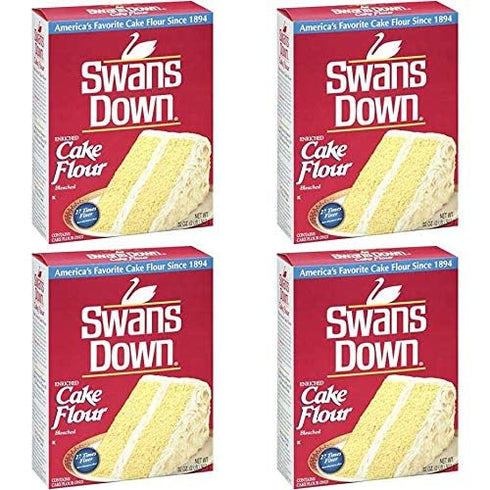 Generic Swans Down Regular Cake Flour, 32 Ounce Boxes (Pack of 4)