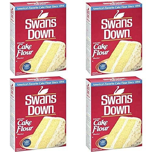 Generic Swans Down Regular Cake Flour, 32 Ounce Boxes (Pack of 4)