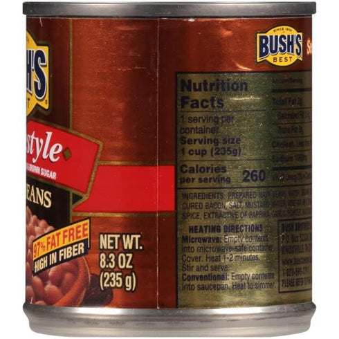 8.30 (Pack 6) Bush's Best Homestyle Baked Beans, Ounce