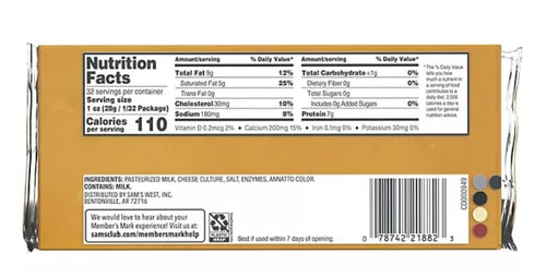 Generic 2 lbs. Sharp Cheddar Cheese Block