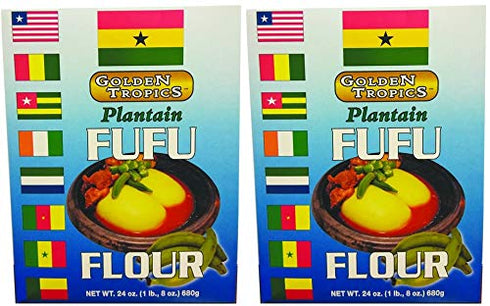 GOLDEN TROPICS PLANTAIN FUFU FLOUR 2PK