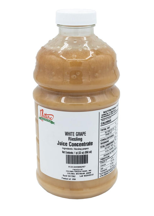 Nature Blessed 100% Pure Riesling White Grape Concentrate - 1 Quart (1/32