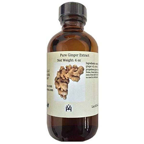 OliveNation Ginger Extract, Non-GMO, Kosher, Vegan for Baking & Cooking, 4 oz, Perfect for Gingerbread & Cookies