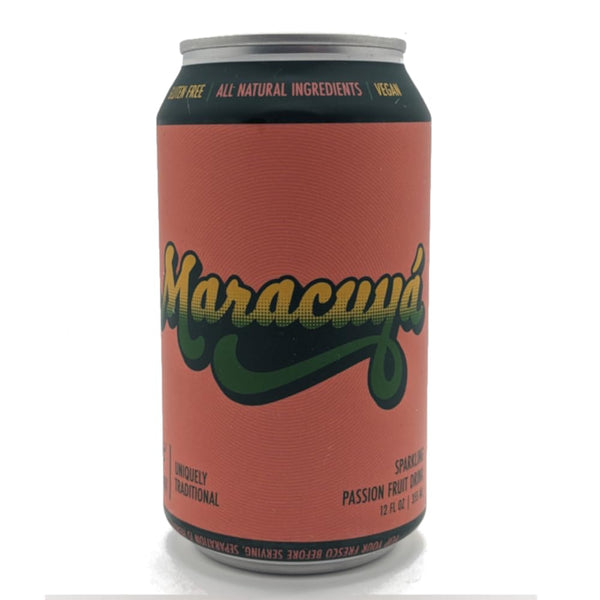 Frescos Naturales Agua Fresca Sparkling Latin American Beverages, 12-Pack, Maracuya - Sparkling Passion Fruit