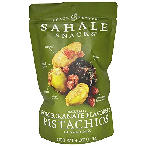 Glazed Mix, Naturally Pomegranate Flavored Pistachios, 4 oz- packof 4