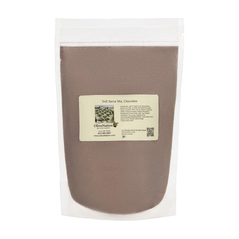 OliveNation Soft Serve Mix, Chocolate - Dairy Based Chocolate Powdered Mix For